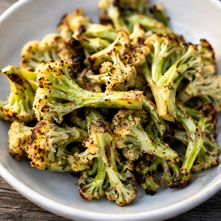 Grilled Fioretto Cauliflower from norwich Meadows Farm