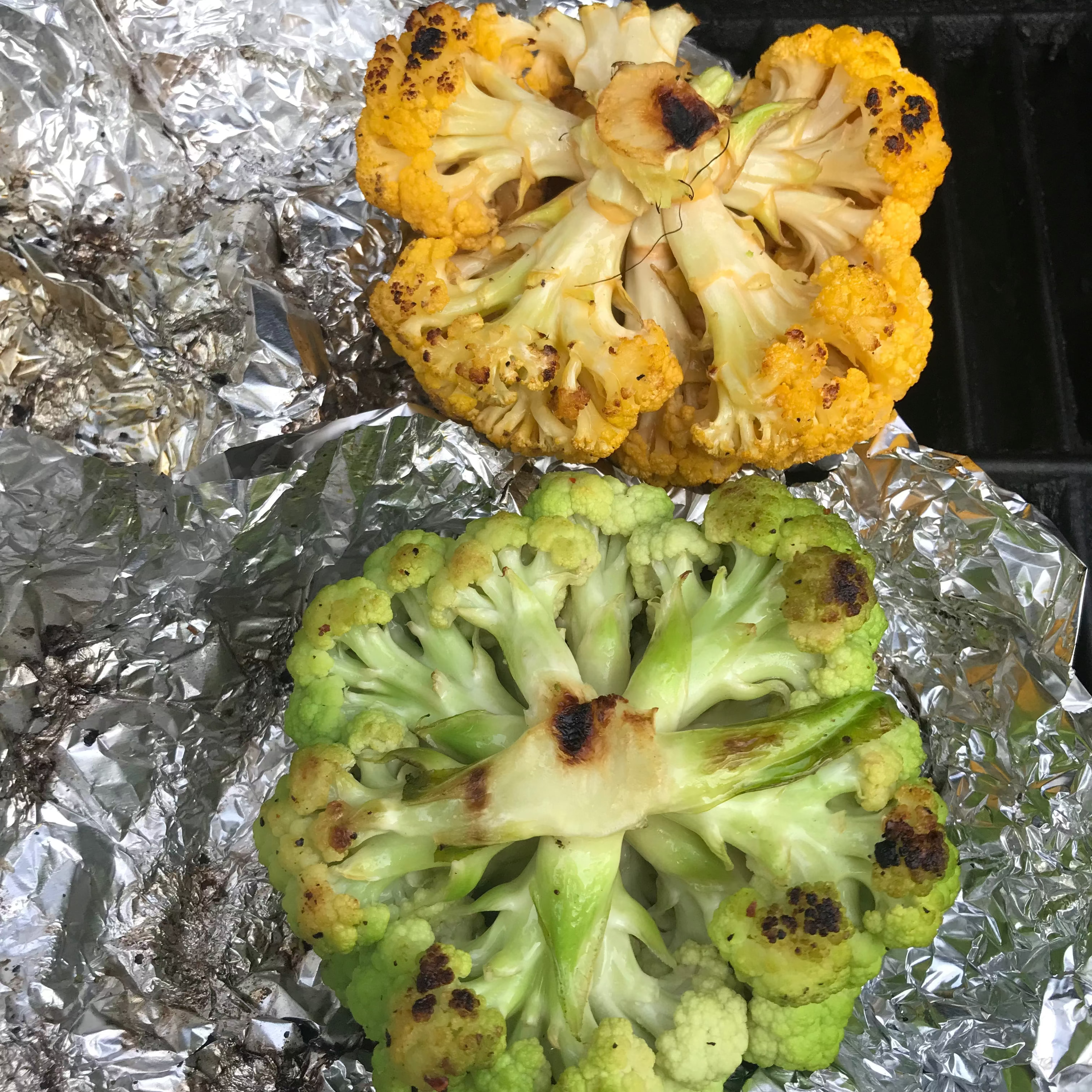 Grilled Cauliflower from Norwich Meadows Farm Grill Box