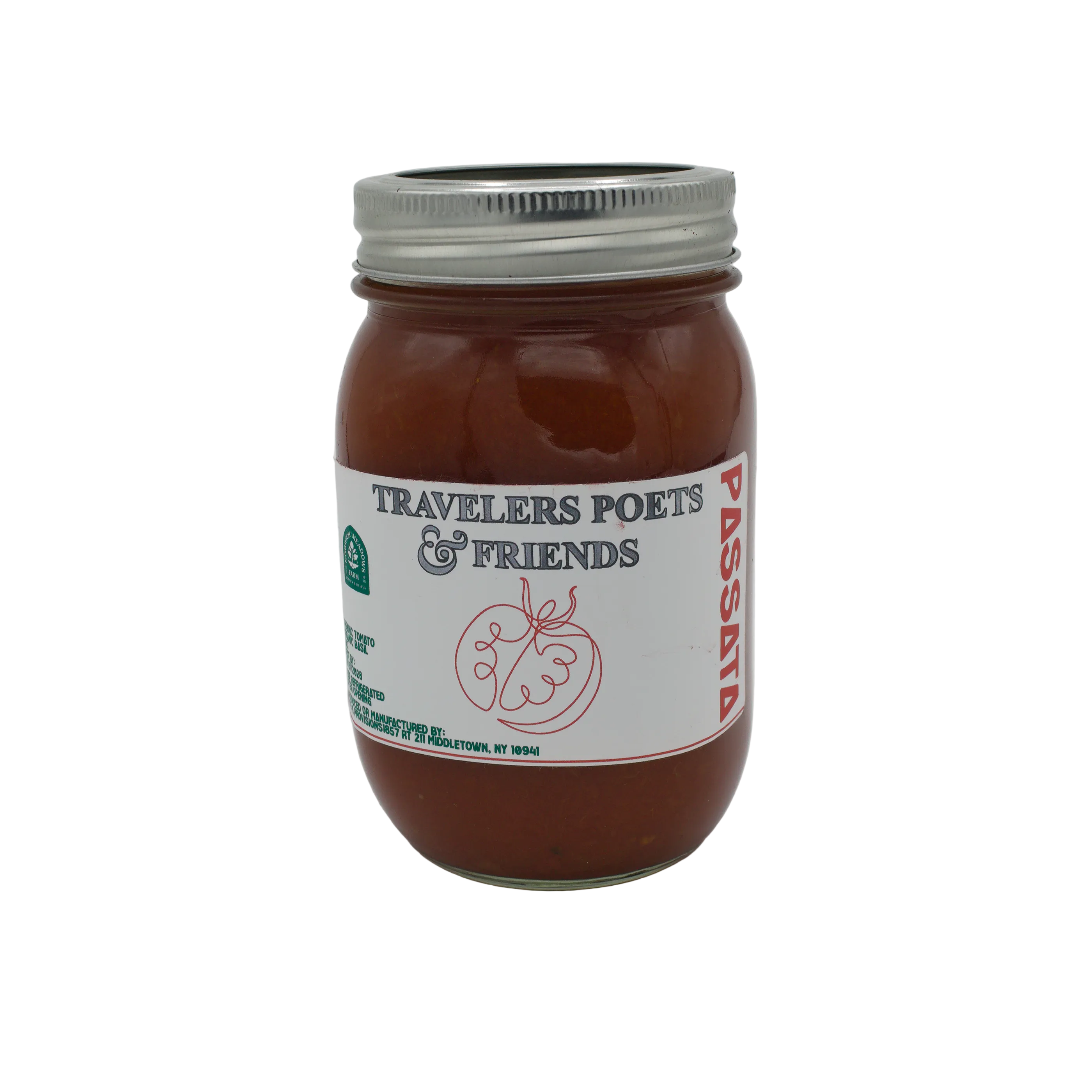 Tomato Passata Norwich Meadows Farm x Travelers Poets Friends Collab