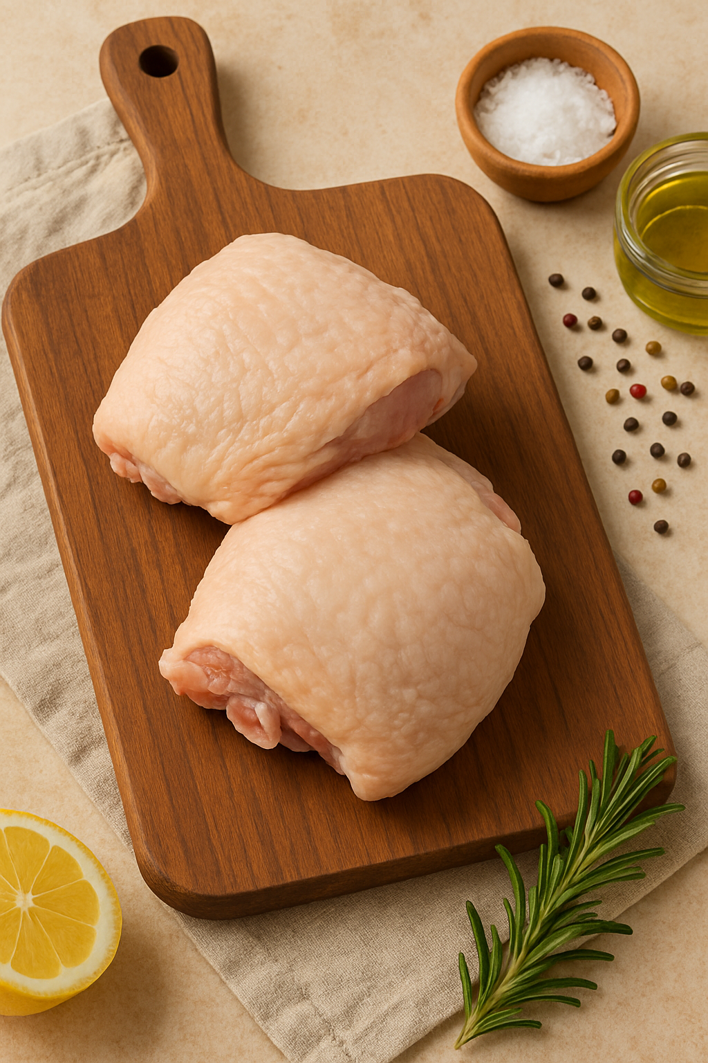 Pre-Order Deposit: Certified Organic Halal Chicken Thighs